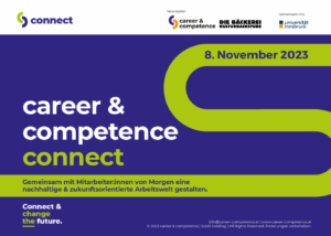 c&c connect am 8. November 2023 Das Event für eine Transformation zu einer nachhaltigen Arbeitswelt.